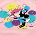 thumbnail image 3 of Disney - Minnie Mouse Blowing Bubbles Everywhere - Toddler & Youth Girls Raglan Graphic T-Shirt, 3 of 5