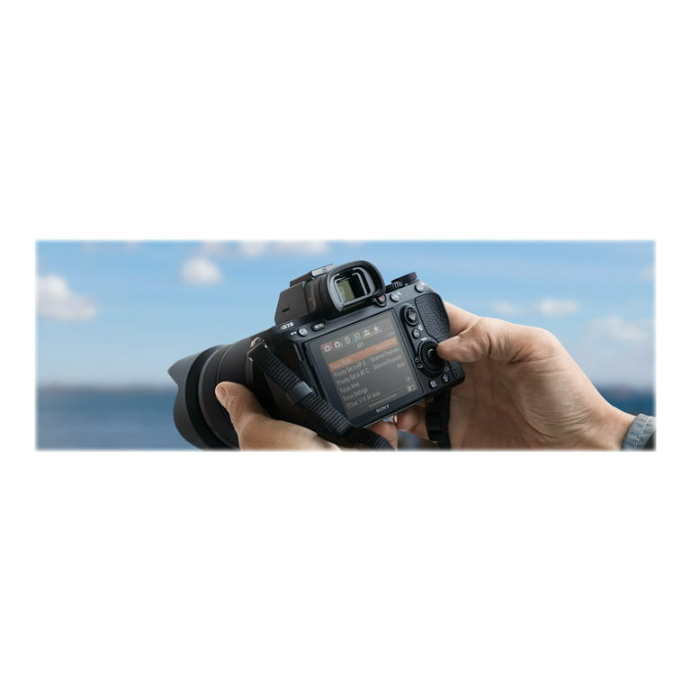 Bluetooth lens - 28-70mm NFC, / a7 Frame OSS mirrorless - black camera FE - Sony - 24.2 30 MP Full 4K fps Digital - III - Wi-Fi, - ILCE-7M3K