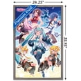 thumbnail image 3 of Hatsune Miku - Group Wall Poster, 22.375" x 34", Framed, 3 of 5