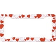 thumbnail image 2 of Hearts Plastic License Frame.  Free Screw Caps Included, 2 of 2