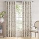 thumbnail image 2 of Cortinas jinchan de lino con estampado floral, longitud 214 cm, color gris, 2 paneles, 2 of 9