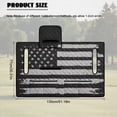 thumbnail image 7 of SEANATIVE Foldable Golf Cart Seat Cover, Patriotic Decoration, Easy to Carry, Portable Golf Cart Towel Blanket for 2-Person Seats, Fit for EZGO TXT/RXV, Club Car DS, Black Vintage American Flag, 7 of 7