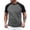 Dark Gray, variant on Classics Men Raglan Contrast Tee Shirt Blend Comfort Fit Casual Wear Modern Style