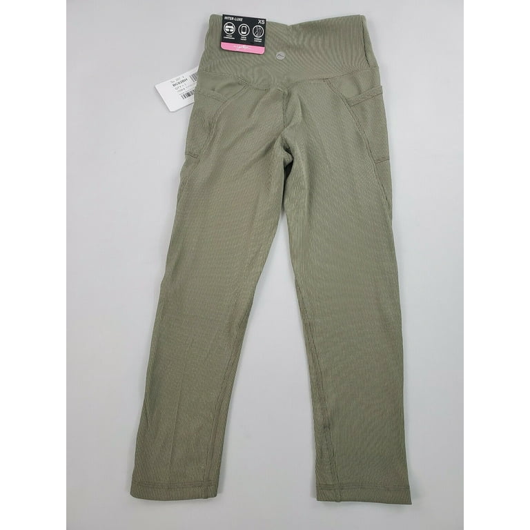 X BY GOTTEX LAB Women s Tummy Control Inter Luxe Leggings Olive Green XS Walmart