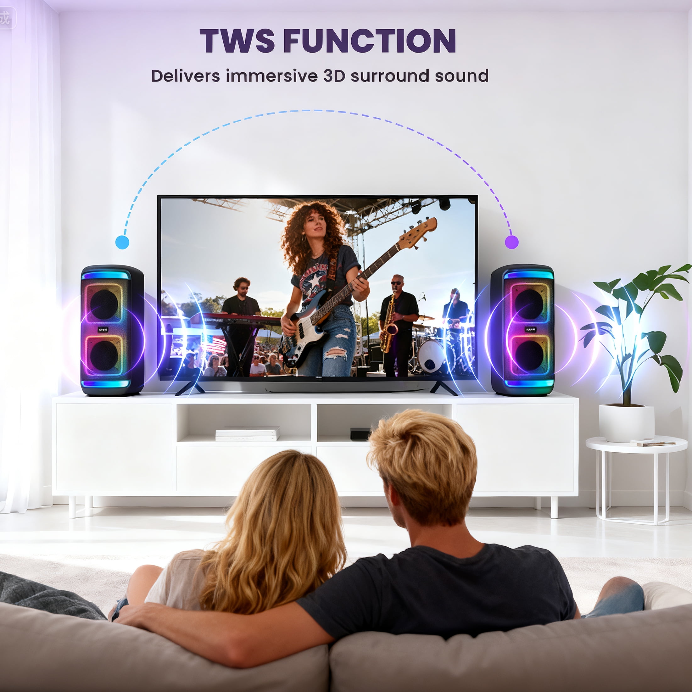 16.73" Karaoke Machine for Adult & Kids, Home Karaoke System with Microphone, Portable Bluetooth Party Speaker, Christmas Birthday Gifts