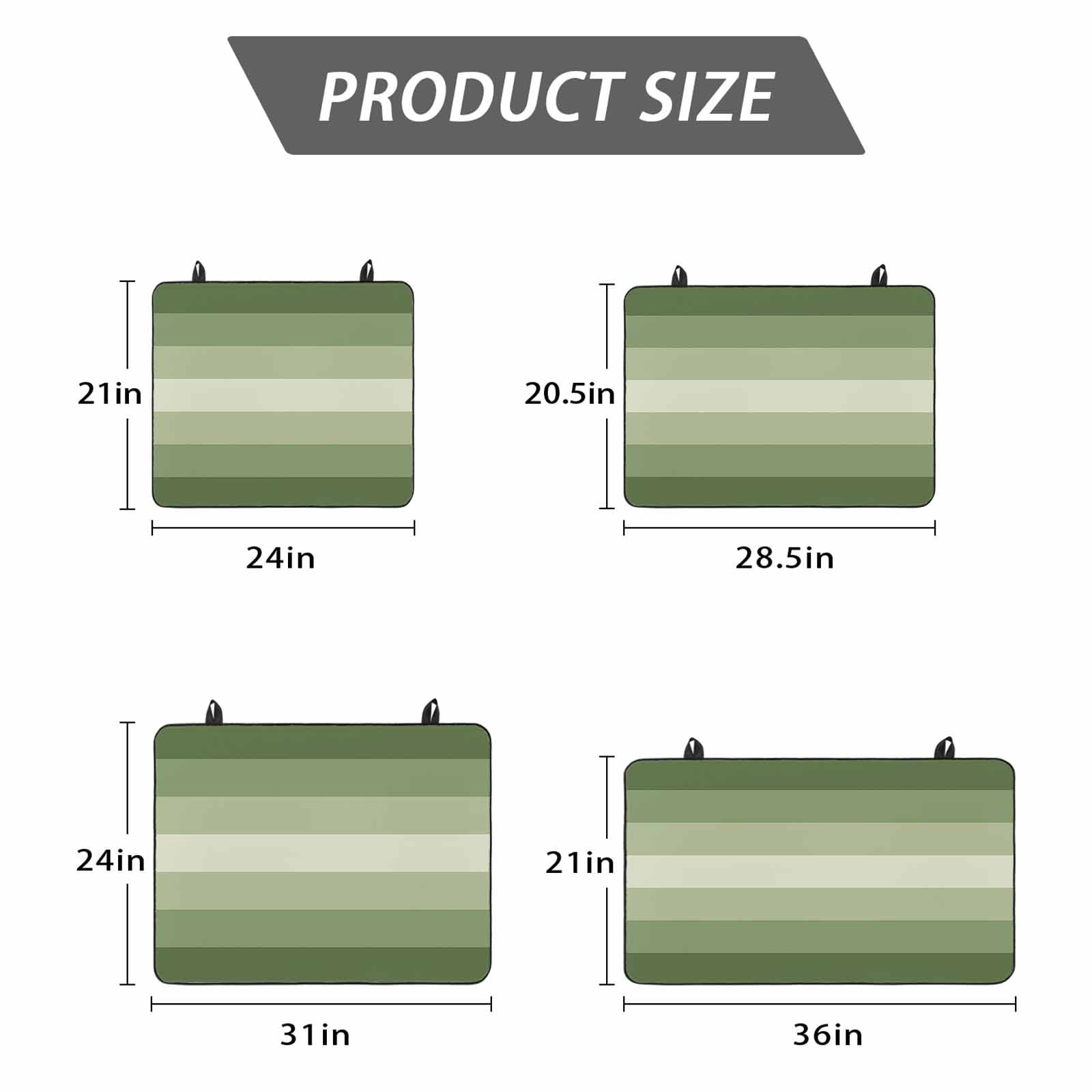 Sage Green Ombre Stove Top Cover for Electric Stove, Heat-proof & Non Slip Glass Top Stove Cover Protector, Sage Green Gradient Woods Farmhouse Kitchen Flat Cooktop Rubber Mat 28.5x20.5 Inches