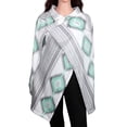 thumbnail image 6 of Women Long Sleeve Open Front Cardigan Print Shawl Neck Breathable Lightweight Kimono Cardigan Summer Wear Outwear,M, 6 of 6
