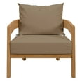 thumbnail image 5 of Modway Brisbane Teak Wood Outdoor Patio Armchair, 5 of 8