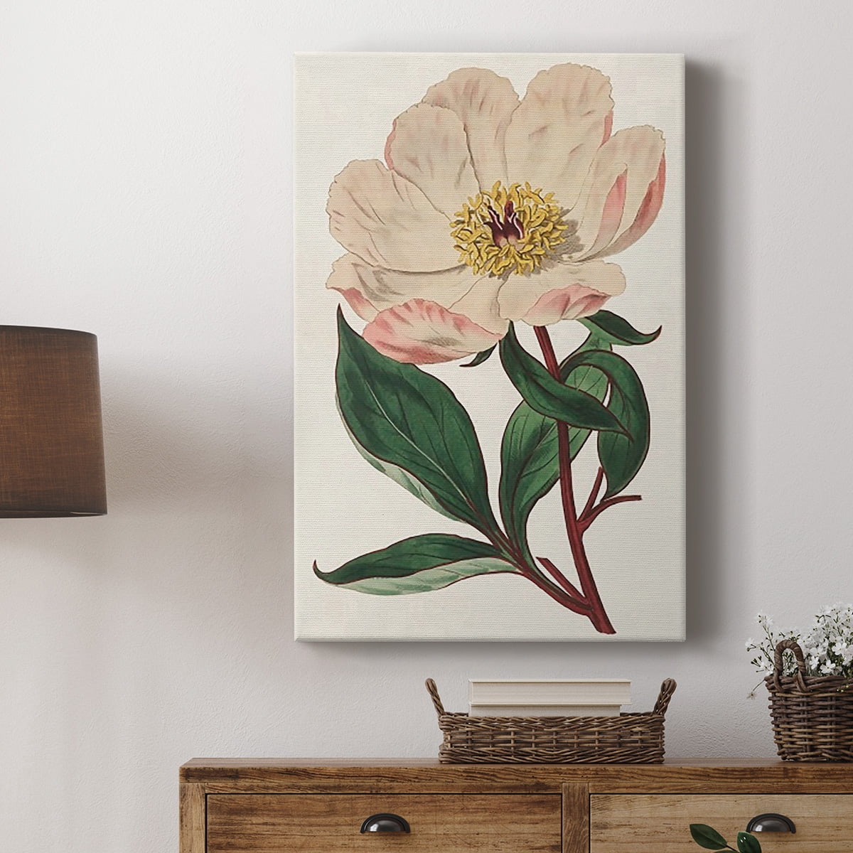 Pink Floral Mix VII Premium Gallery Wrapped Canvas - Ready to Hang