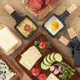 thumbnail image 4 of TidBay 1/4Pcs Mini Grill Pan for Raclettes Non-Stick Coated Grill Plate Square Triangle Shape Cheese Melting Accessories, 4 of 8