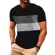 thumbnail image 1 of Tops para hombre, blusas y camisas de cuello redondo y manga corta para hombre, camisetas casuales de verano para hombre, camisetas de cuello redondo con bloques de color y manga corta, camisetas depo, 1 of 7