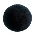 thumbnail image 2 of Housse de Chaise Ronde Antidérapante avec Boucle Coussins Ronds avec Boucle Noir - 40cm (16 Pouces), 2 of 5