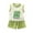 Green, variant on Ahuyic Kids Summer Casual Outfits,Unisex Toddler Sleeveless Two-Piece Set,Children's Unisex Fashion Casual Spring/summer Children's Sleeveless Tops Shorts Pajamas Set Two-piece Set