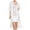 White, variant on 2 Piece Pajama Set Women Satin Nightgowns and Robe Set Silk Slip Dress Nightdress Sleepwear Wedding Gown Set