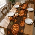 thumbnail image 2 of huayou Fall Harvest Theme Table Runner, 13x72 Inch Lightweight Waterproof Table Runner, for Thanksgiving Patry, Home Gathering, Kitchen, Dining Table, 2 of 8