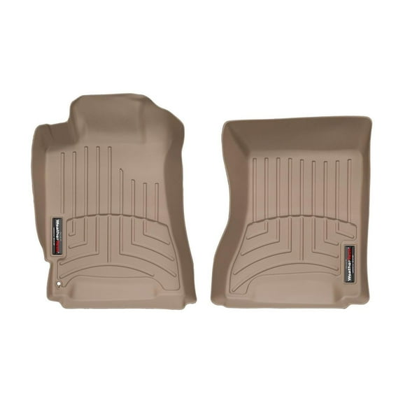 WeatherTech Custom Fit FloorLiners compatible with 2003-2008 Subaru Forester - 1st Row (Driver & Passenger), Tan