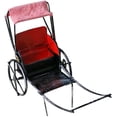 thumbnail image 4 of Simulación Jinrikisha modelo retro decoración de escritorio decoración rickshaw, 4 of 5