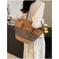 thumbnail image 3 of HLSOHJP Straw Hobo Bags Women Basket Shoulder Bag Crossbody Purse Summer Beach Bag Cute Work Travel Top-Handle Handbag, 3 of 7