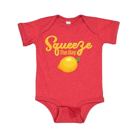 

Inktastic Lemon Squeeze the Day Gift Baby Boy or Baby Girl Bodysuit