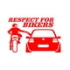 thumbnail image 4 of Ciclistas Impermeable Reflectante Biker Motocicleta Coche Auto Accesorios Pegatina Calcomanía Divertido Estilo De Coche Yuarrent VI009131-00, 4 of 5