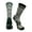 Dark Green/White, variant on TCK Sports Heathered Crew Socks (Black/White, Small)