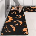 thumbnail image 2 of Kitchen Rugs Sets Of 2,Black Halloween Pumpkin Faces Anti Fatigue Kitchen Mat Rugs Non Slip Washable,Decorative Kitchen Floor Mats for Kitchen,Sink,Laundry,17"x47"+17"x47", 2 of 5