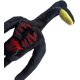 thumbnail image 3 of Peluche de gato negro con cabeza de sirena, farola negra de 37 cm, 3 of 5