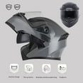 thumbnail image 5 of Bluetooth Motorcycle Helmet Full Face Open Face DOT Motorcycle Helmets, Lightweight Modular Helmet with Dual Visor, Built-in Dual Speaker Microphone,  for Adult Men Women, 5 of 7