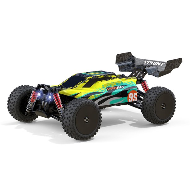 Juguete De Camiones Todoterreno 1/16 Scale RC Car Max 36KM/H RC Crawler de alta velocidad para niños y niñas (amarillo) Ndcxsfigh libre de BPA