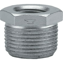 Anvil 8700130902, Malleable Iron Pipe Fitting, Hex Bushing, 1-1/4" NPT Male x 1/2" NPT Female, Galvanized Finish