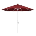 thumbnail image 2 of California Umbrella GSCU908170-SA03 Parasol de Marché en Aluminium 9 Pieds Inclinaison du Collier - Blanc Mat-Pacifica-Rouge, 2 of 4