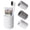 White, variant on Drying Stone Toothbrush Holder, Diatomite Toothbrush Holders for Bathroom Counter, Quick Drying Electric Toothbrush and Toothpaste Holder Bathroom Organizer, Marble White
