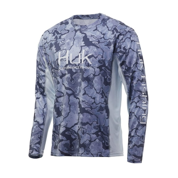 Huk Men's Icon X Camo Long Sleeve Performance Shirt (Erie, Small)