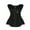 black, variant on Shapewear Tummy Wrap with 17 Steel Bones Hourglass Waist Trainer for Women Slimming Corset Waist Cincher