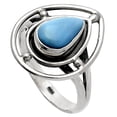 thumbnail image 3 of Natural Owyhee Opal 925 Sterling Silver Ring s.8.5 Jewelry R-1446 SDR227482, 3 of 5