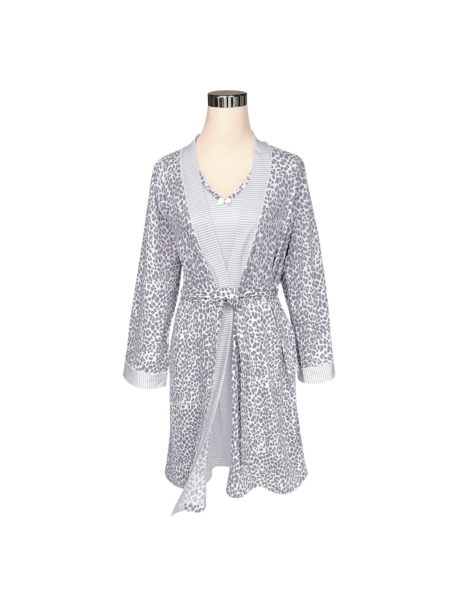 Metropolitan Manufacturing Womens Nightgown and Robe Set