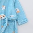 thumbnail image 6 of NIEWTR Kids Clothes Hooded Bathrobe Girls Soft Plush Hooded Flannel Pajamas Sleepwear Boys Spa Robe 2T 3T 4T 5T 6T 7T 8T(7-9 Years), 6 of 6
