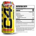 thumbnail image 4 of Cellucor C4 Energy Drink, Skittles, Carbonated Sugar Free Pre Workout Performance Drink with no Artificial Colors or Dyes, 16 Oz, Pack of 12, 4 of 4