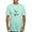 Teal Ice, variant on - Alpha Sigma Phi Phoenix Black T Shirt - Men's Fitted T-Shirt