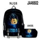 thumbnail image 1 of Roblox ROBLOX mochila con estampado de mundo Virtual para niños, bolsa escolar para niños y niñas, aligeramiento de hombros con cremallera, 2 piezas por juego, 1 of 4