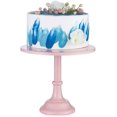 thumbnail image 1 of Soportes de exhibición de 30 cm Topper de pastel dorado, Estilo simple Redondo de metal Eventos de boda Fiesta de cumpleaños Postre Cupcake Pedestal Display Plate, Gold. Afortunado Sencillez, 1 of 5