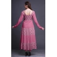 thumbnail image 4 of Bimba Light Pink Block Printed Full Sleeves Anarkali Kurtis For Women Ethnic Kurta Maxi Dress XXX-Large, 4 of 5