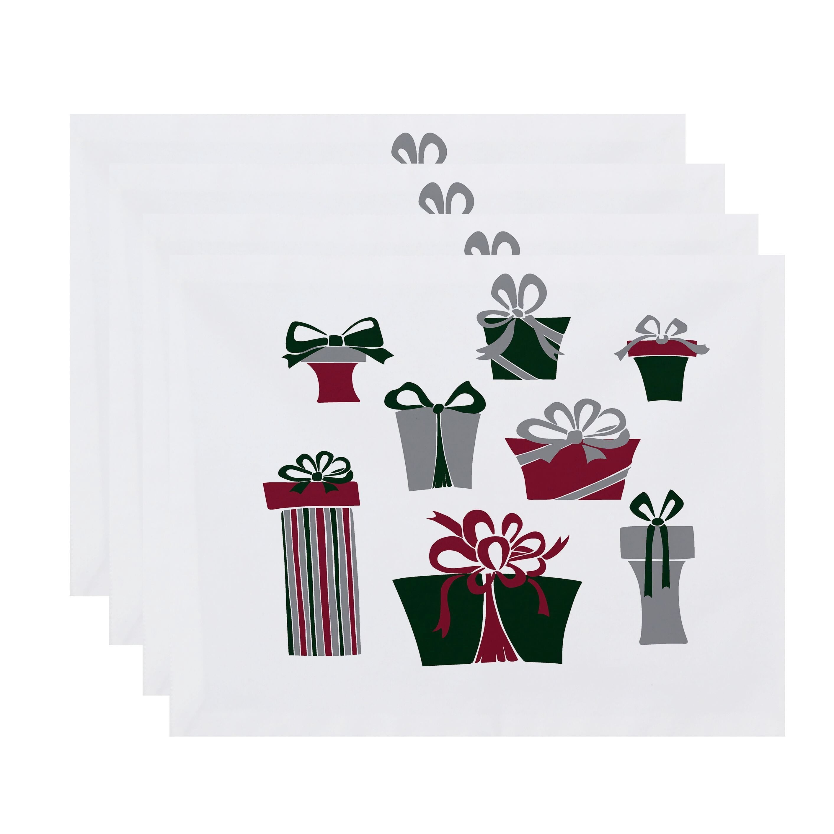 Holiday Essence Present Time Geometric Print Placemat