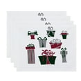 thumbnail image 2 of Holiday Essence Present Time Geometric Print Placemat, 2 of 2