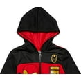 thumbnail image 5 of Marvel Avengers Iron Man Toddler Boys Fleece Half Zip Hoodie Toddler to Big Kid, 5 of 5
