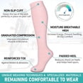 thumbnail image 2 of XIRQI 6 Pairs Compression Socks for Women and Men, Womens Compression Socks, Best Support for Running, Athletic, Travel, S/M, 2 of 7