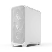Fractal Design Meshify 3 ATX mATX Mid Tower PC Case - White Chassis with Clear TG Side Panel
