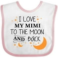 thumbnail image 3 of Inktastic I Love My Mimi to the Moon and Back Boys or Girls Baby Bib, 3 of 4