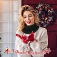 thumbnail image 2 of Loritta 2Pcs Women's Winter Knitted Fleece Scarves Set Classic Solid Style Thickened Warm Neck Warmer Gray & Pink, 2 of 6
