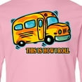 thumbnail image 4 of Inktastic How I Roll School Bus Long Sleeve Youth T-Shirt, 4 of 5